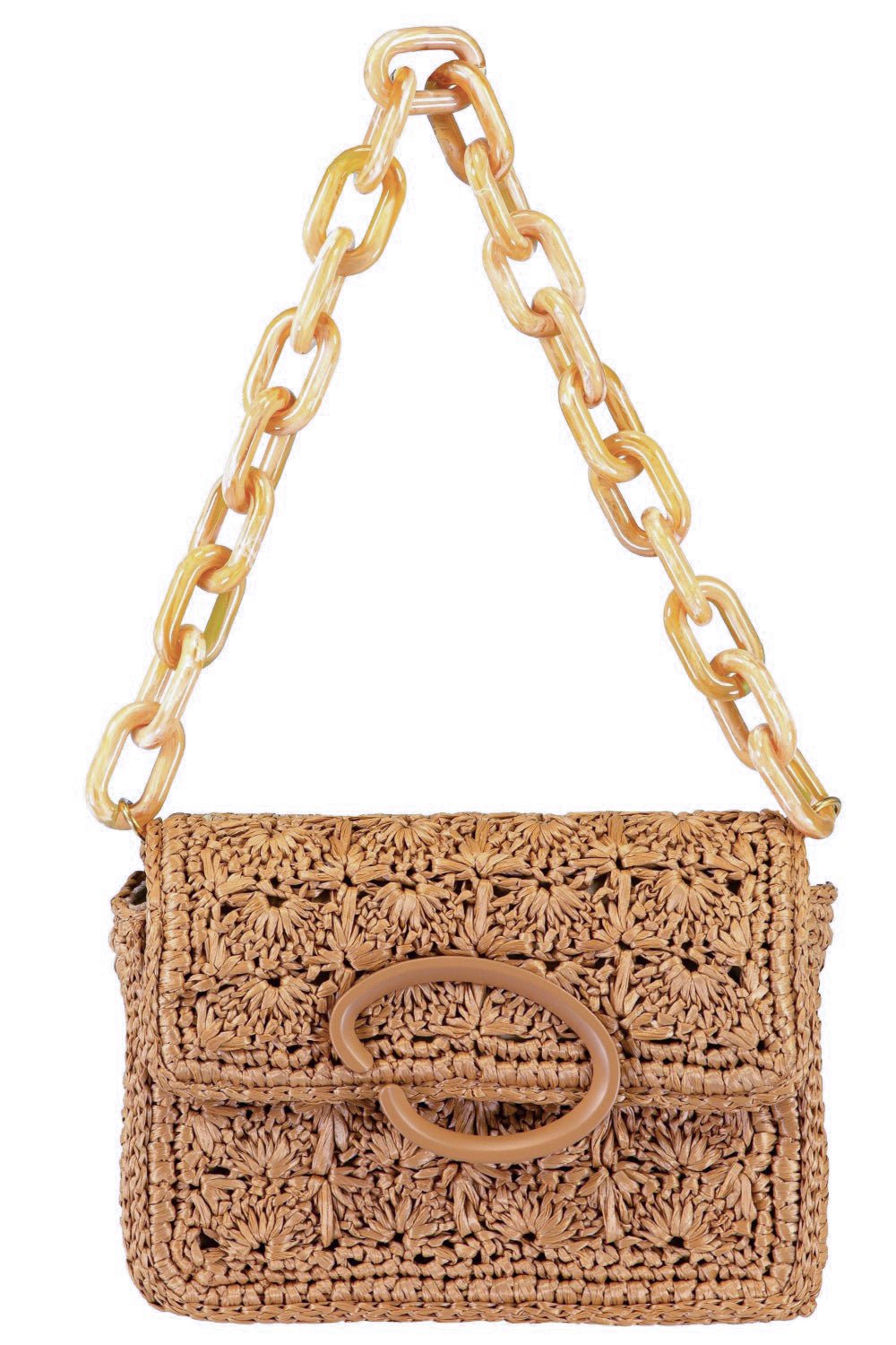 OSCAR DE LA RENTA-O Pouchette - Natural-NATURAL
