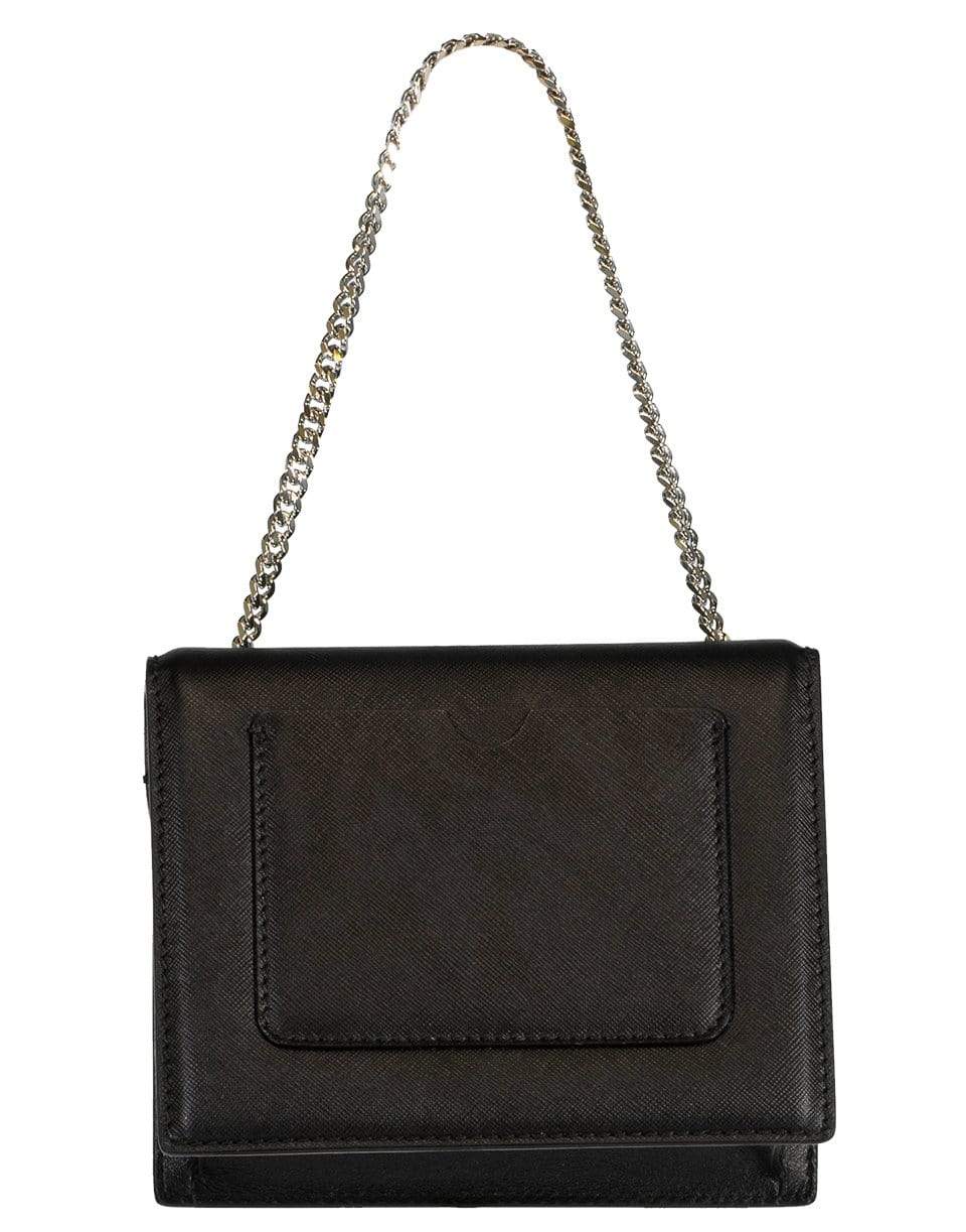 OSCAR DE LA RENTA-Black Mini Tro Crossbody Bag-BLACK