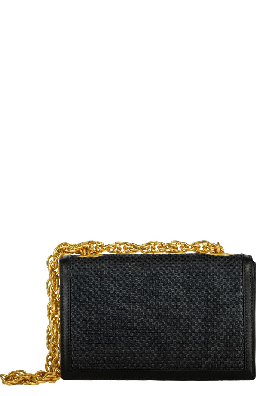 OSCAR DE LA RENTA-Tro Bag- Black-BLACK