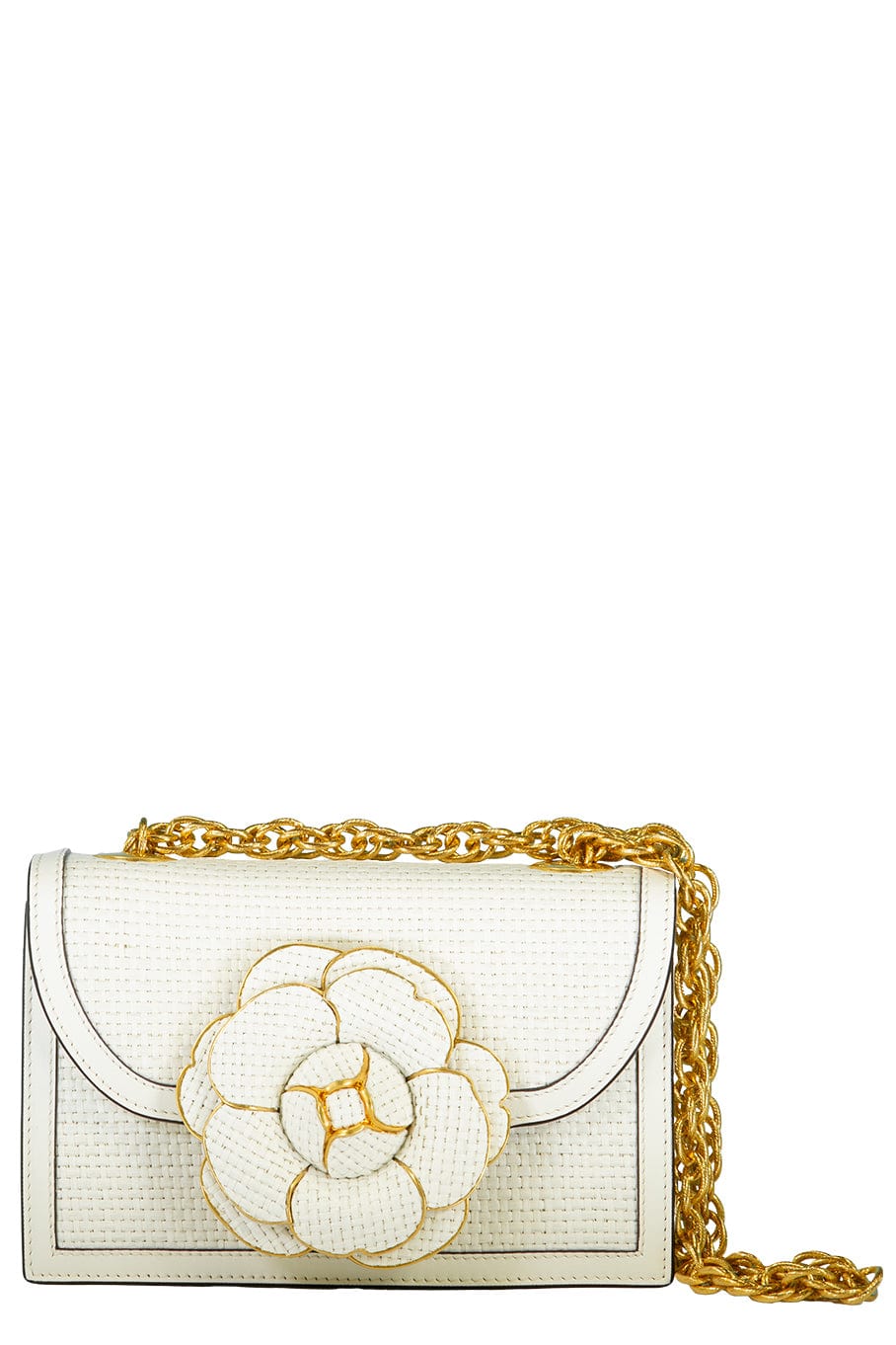 OSCAR DE LA RENTA-Tro Bag - Ivory-IVORY