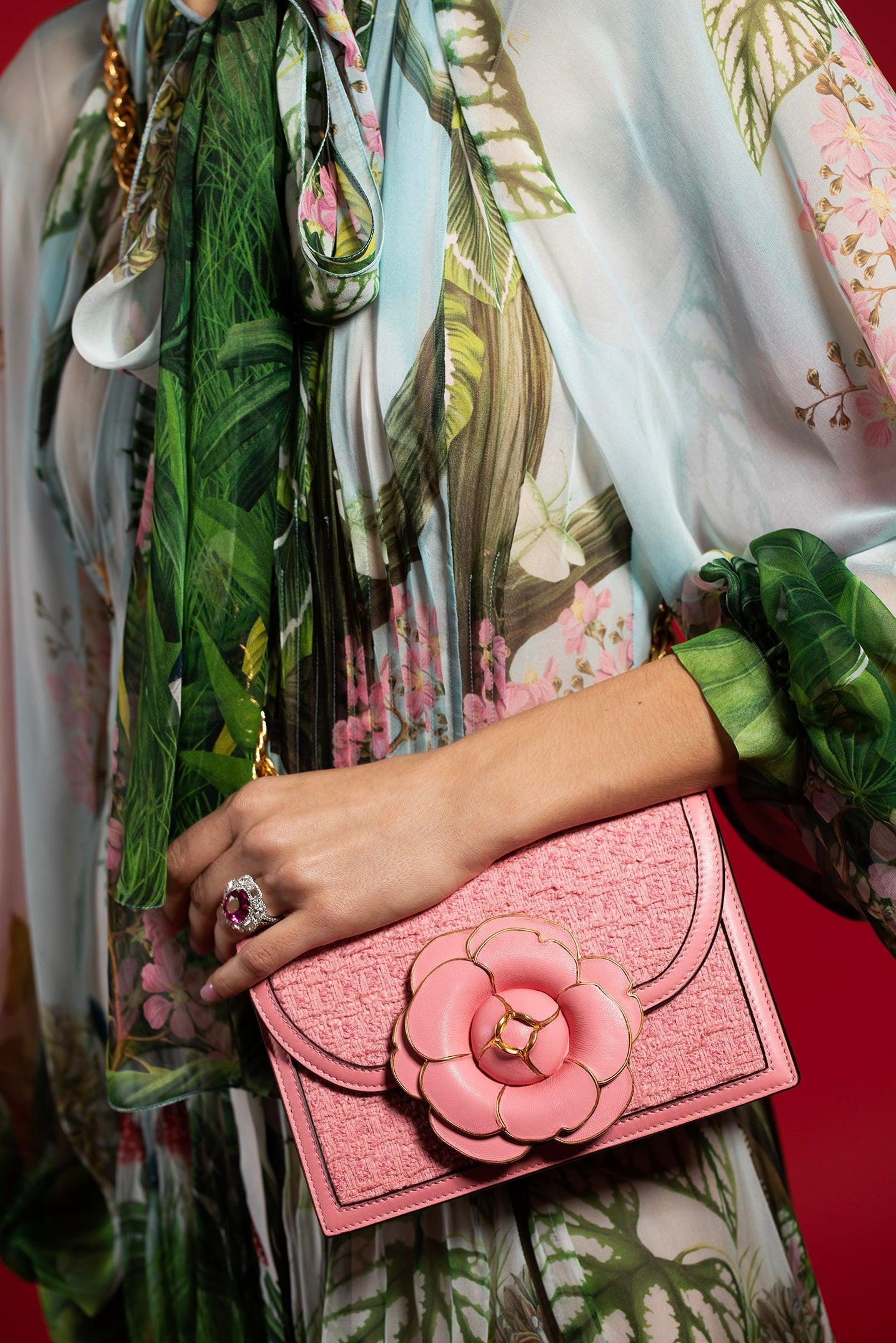 OSCAR DE LA RENTA-Classic Tro Bag - Petal-PETAL