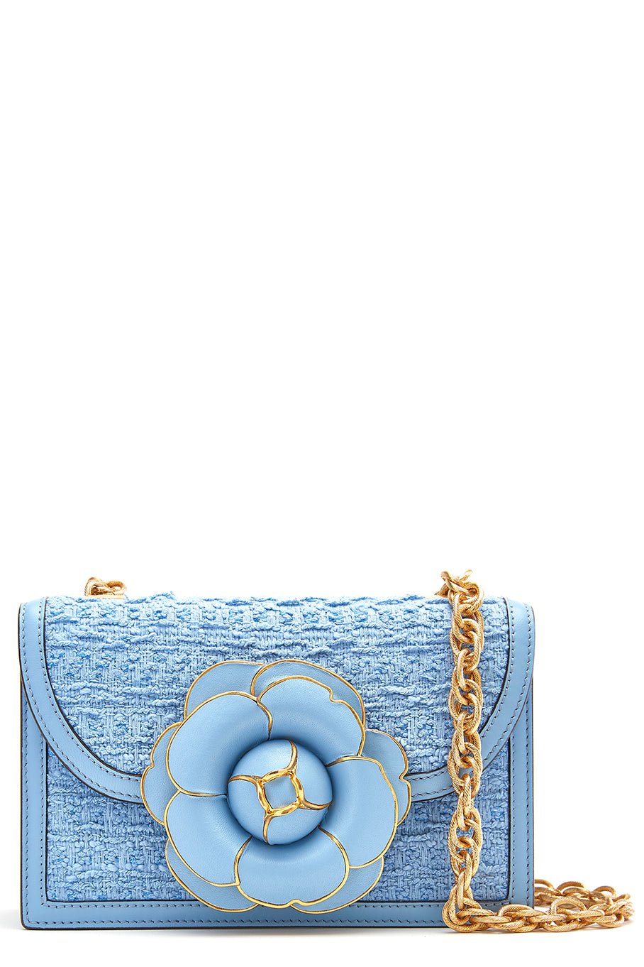OSCAR DE LA RENTA-Classic Tro Bag - Tanzanite-TANZANTE