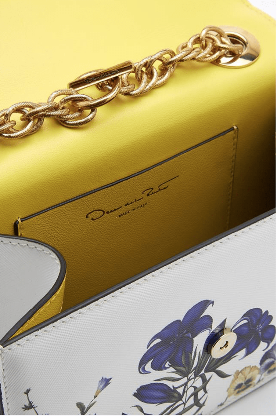 OSCAR DE LA RENTA-Tro Bag - Floral-WHITE MULTI