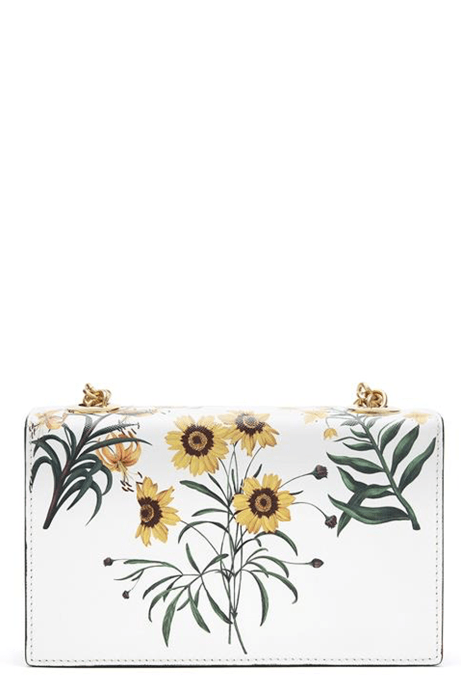 OSCAR DE LA RENTA-Tro Bag - Floral-WHITE MULTI