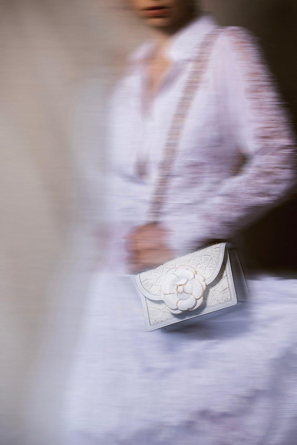 Classic Tro Bag - White Raffia | OSCAR DE LA RENTA – Marissa 