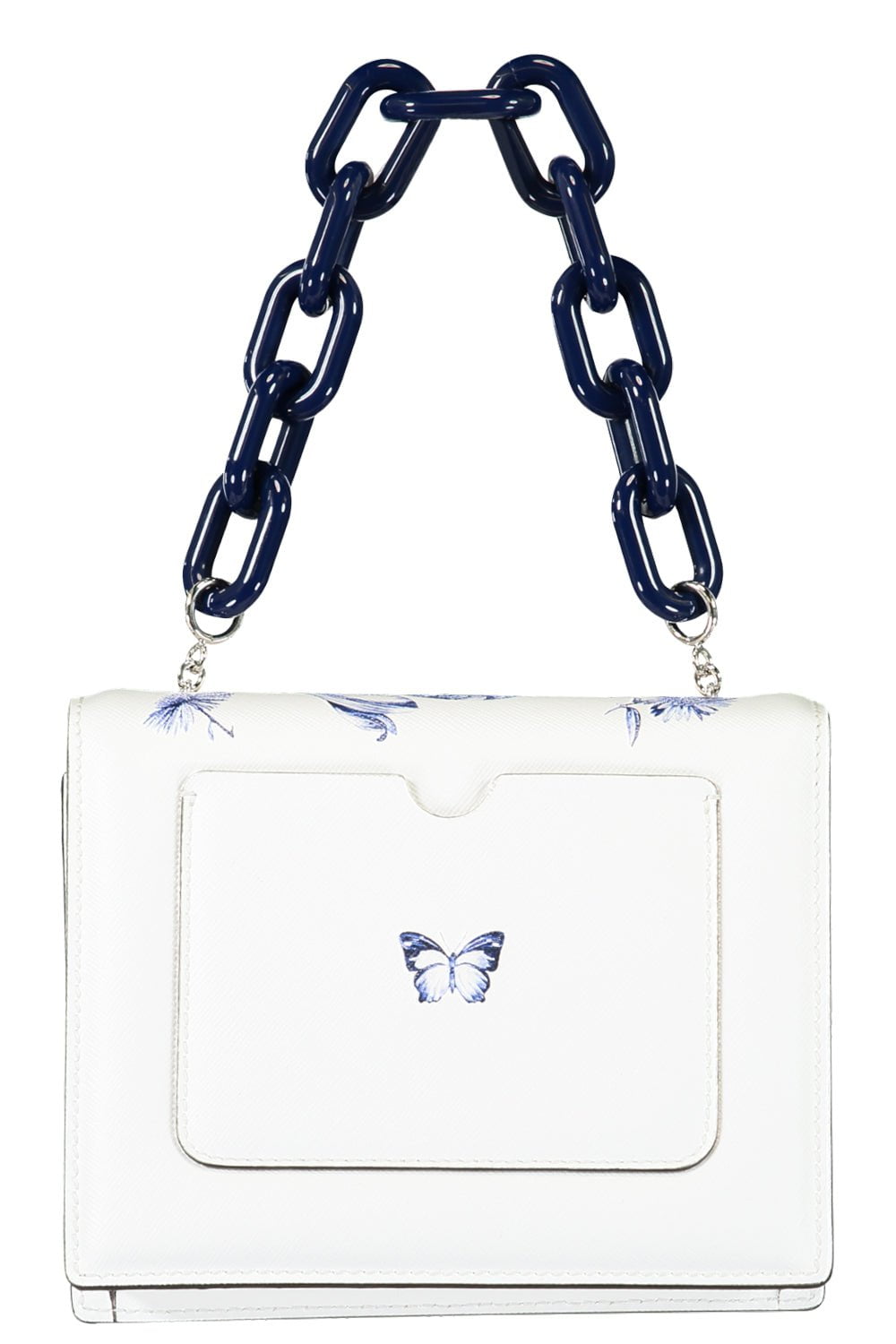OSCAR DE LA RENTA-Mini Tro Bag - Toile Print-BLUE