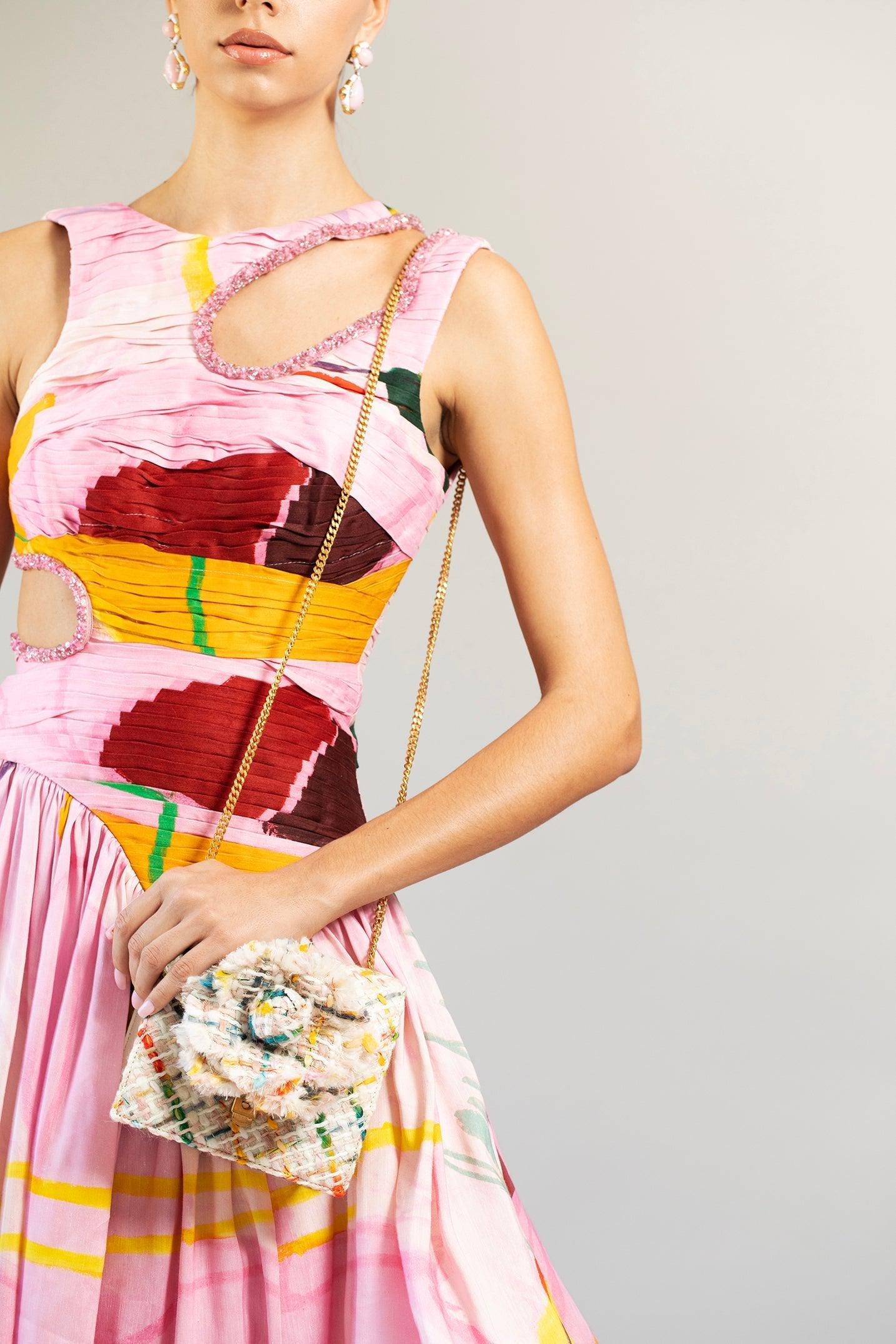 OSCAR DE LA RENTA-Mini Tro Bag - Multicolor-IVRYMULT