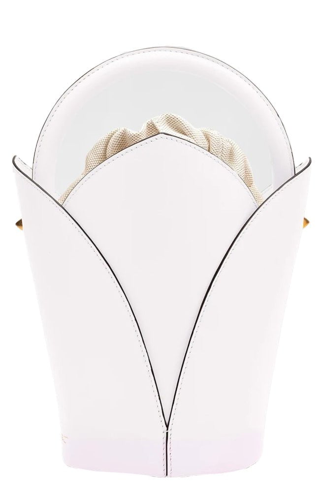OSCAR DE LA RENTA-Tulipan Nano Bag - White-WHITE