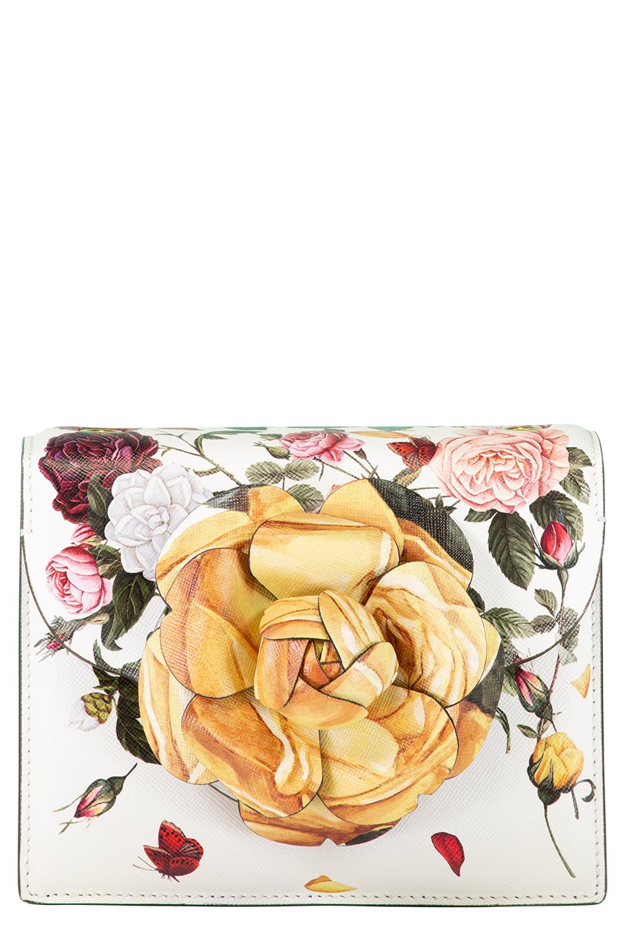 OSCAR DE LA RENTA-Mini Tro Bag - White Multi-WHTMULTI
