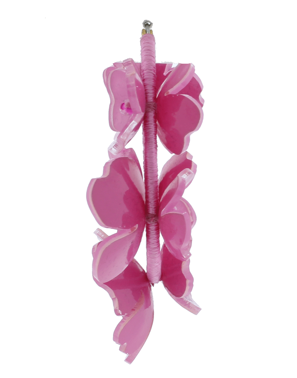 OSCAR DE LA RENTA-Flower Garden Hoop Earrings-SPINEL