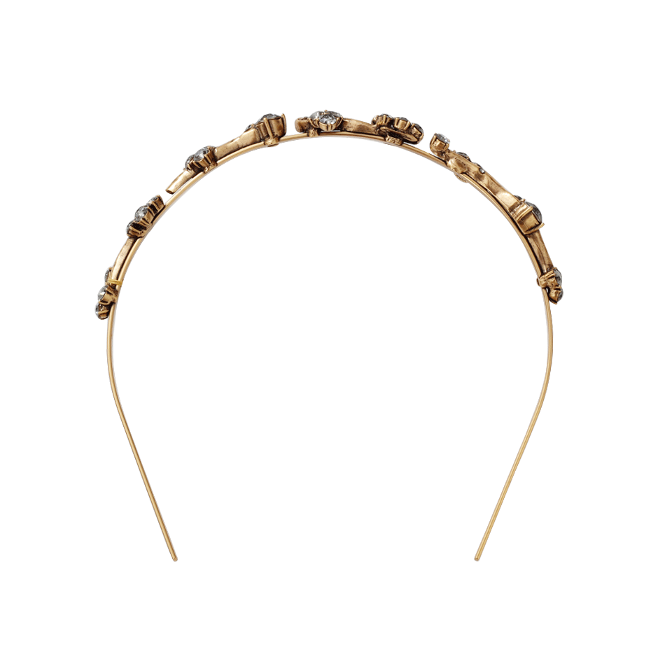OSCAR DE LA RENTA-Branch Headband-BLK/DMND