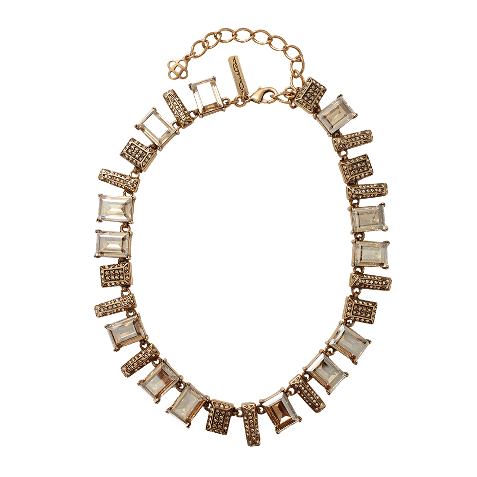 OSCAR DE LA RENTA-Colorway Shadow Necklace-GOLD