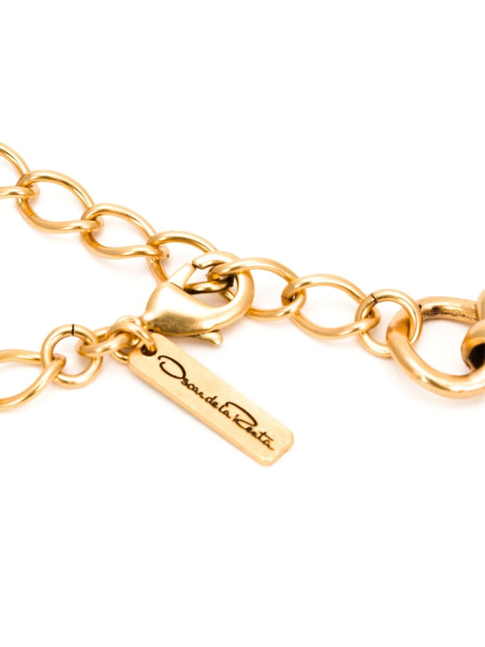 OSCAR DE LA RENTA-Twisted Rope Necklace-RSSN GLD