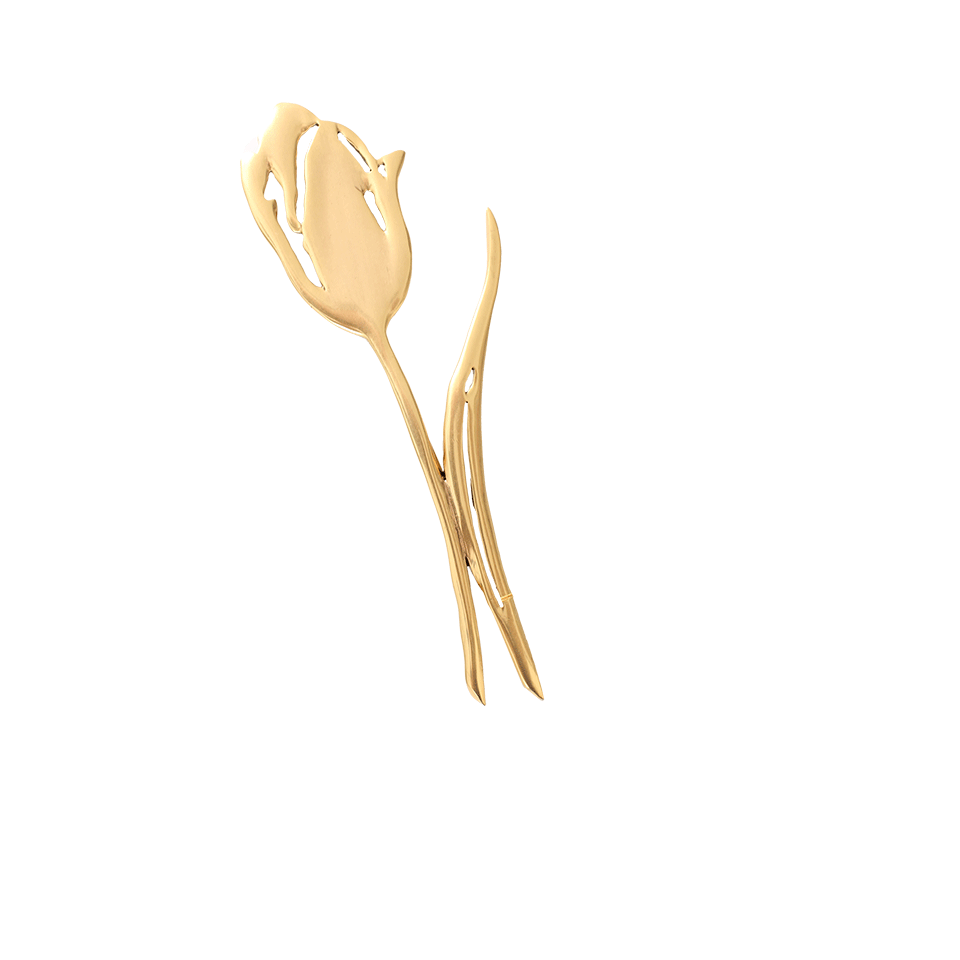 OSCAR DE LA RENTA-Delicate Tulip Brooch-RUSSGLD