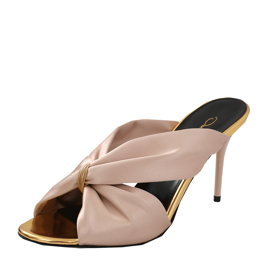 OSCAR DE LA RENTA-Glenn Satin Mule-