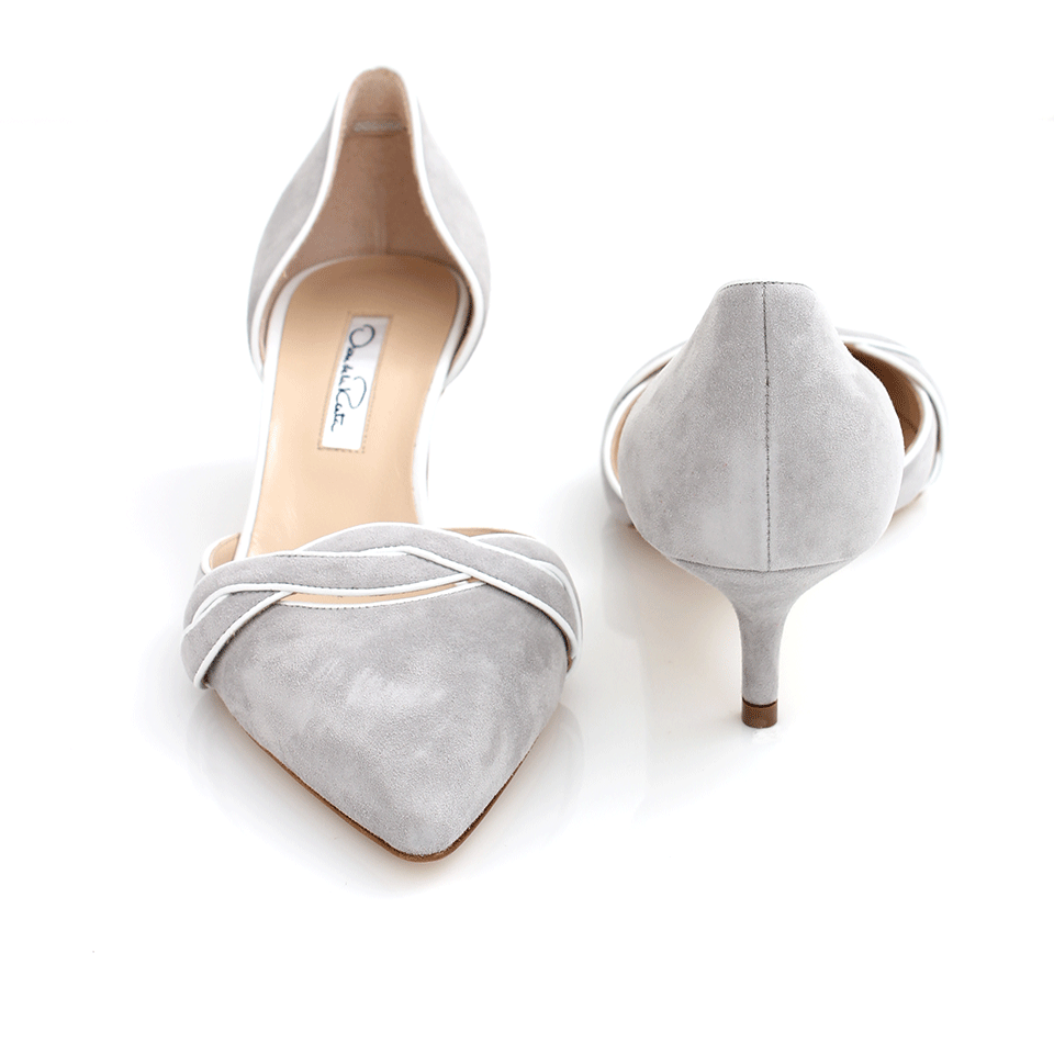 OSCAR DE LA RENTA-Mackenzie Suede D'Orsay-