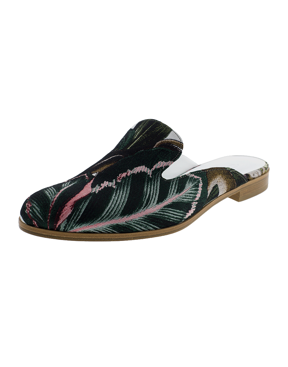 OSCAR DE LA RENTA-Eden Jungle Jacquard Slide-