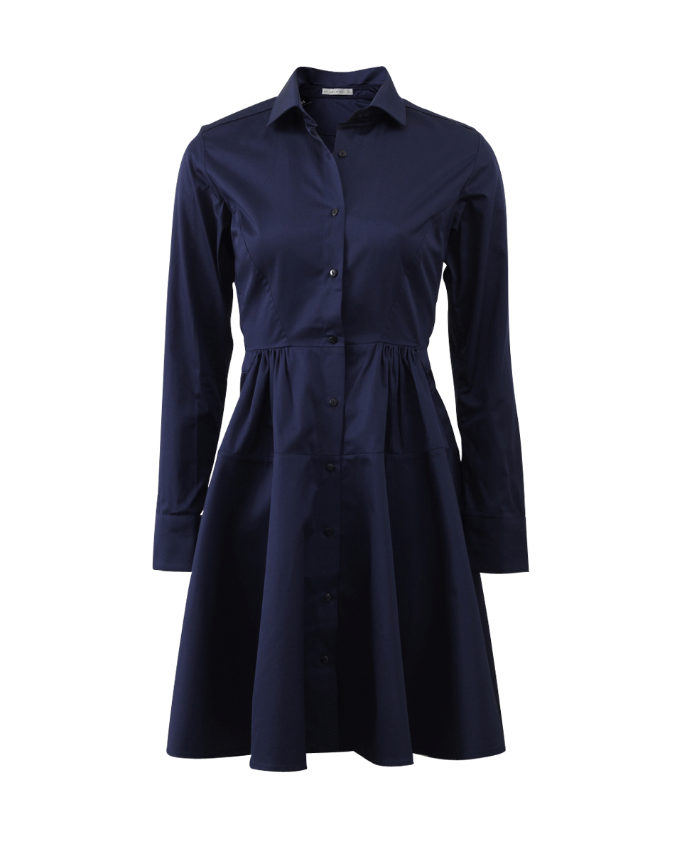 PALMER HARDING-Gathered Shirt Dress-
