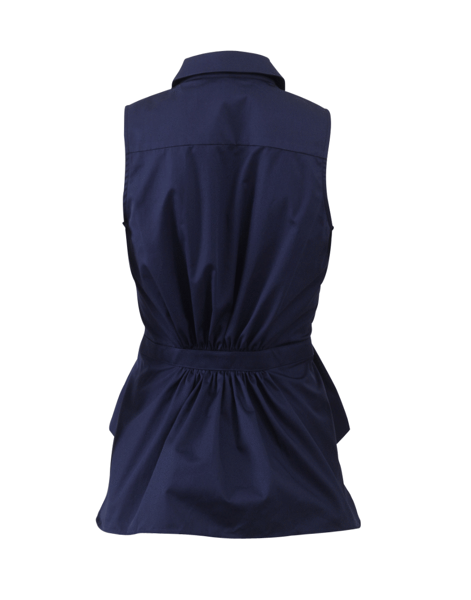 PALMER HARDING-Gathered Waist Blouse-