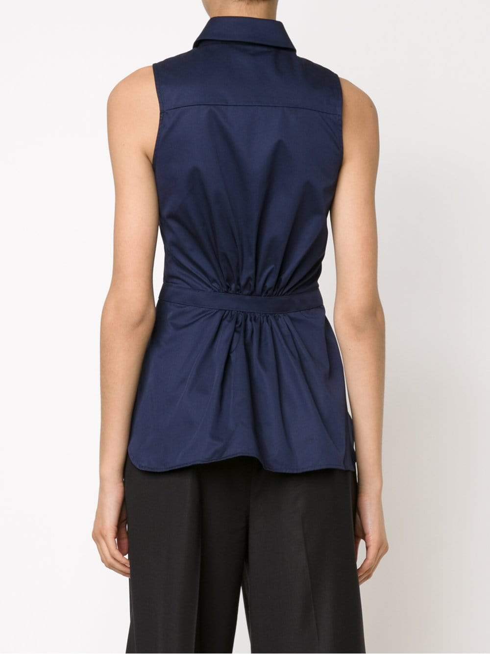 PALMER HARDING-Gathered Waist Blouse-