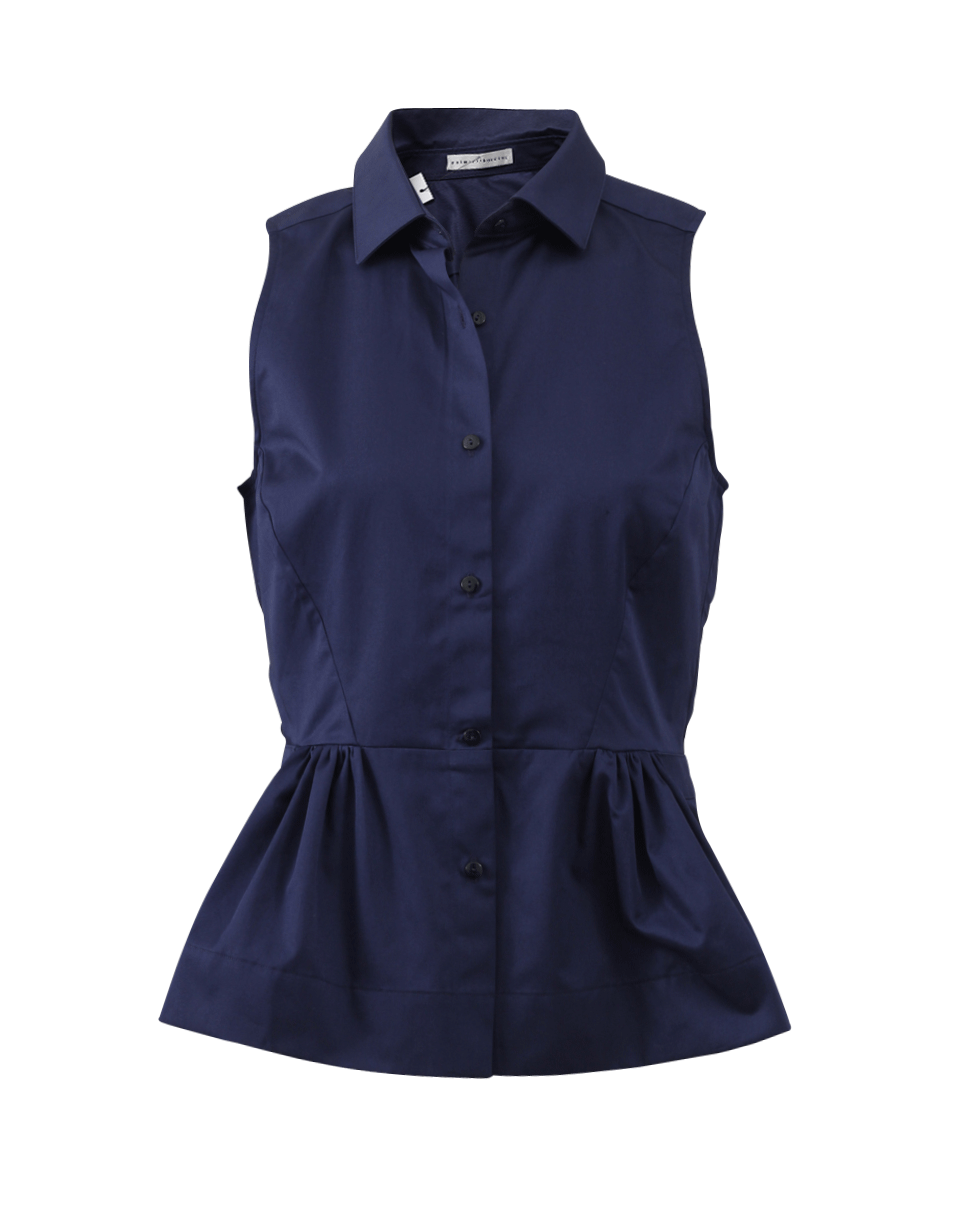 PALMER HARDING-Gathered Waist Blouse-