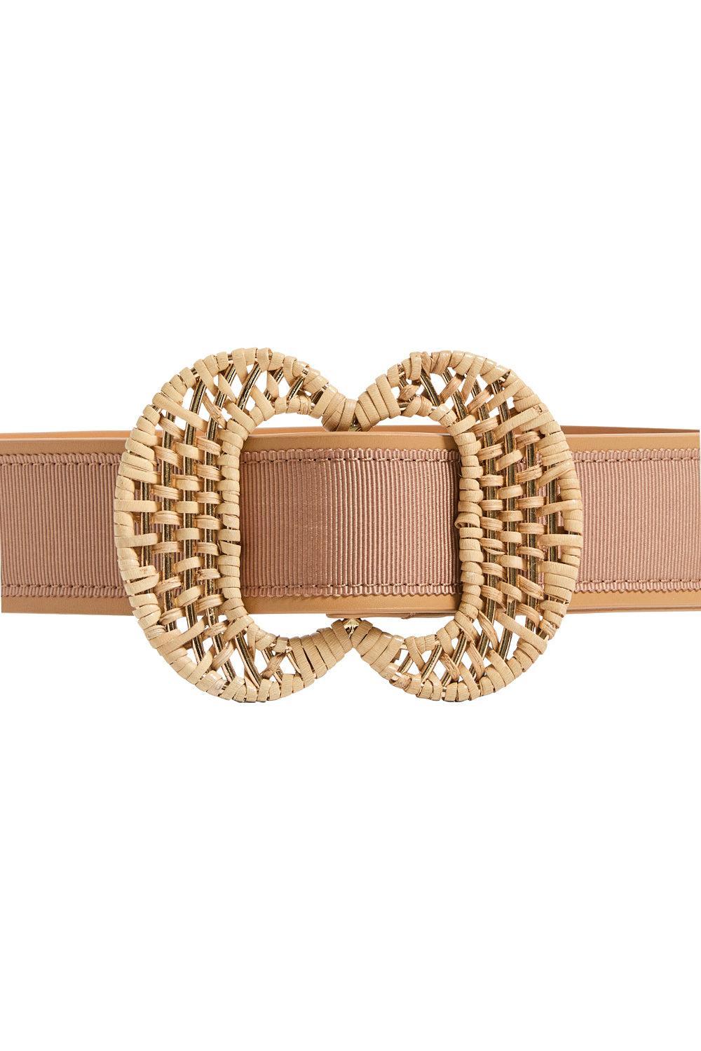 Buckle Up Belt - Natural-BROWN-M/L-ACCESSORIEBELTS-PAMELA MUNSON