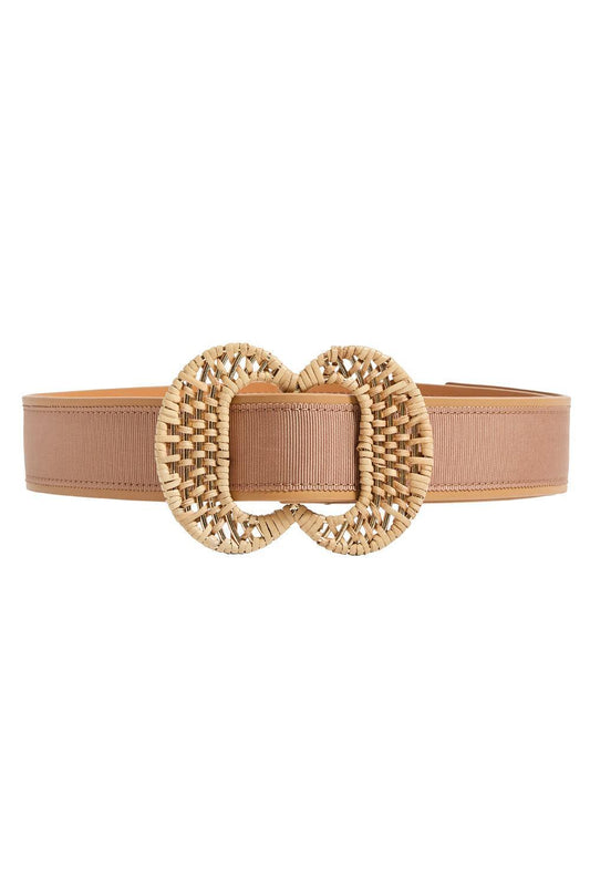 Buckle Up Belt - Natural-BROWN-M/L-ACCESSORIEBELTS-PAMELA MUNSON