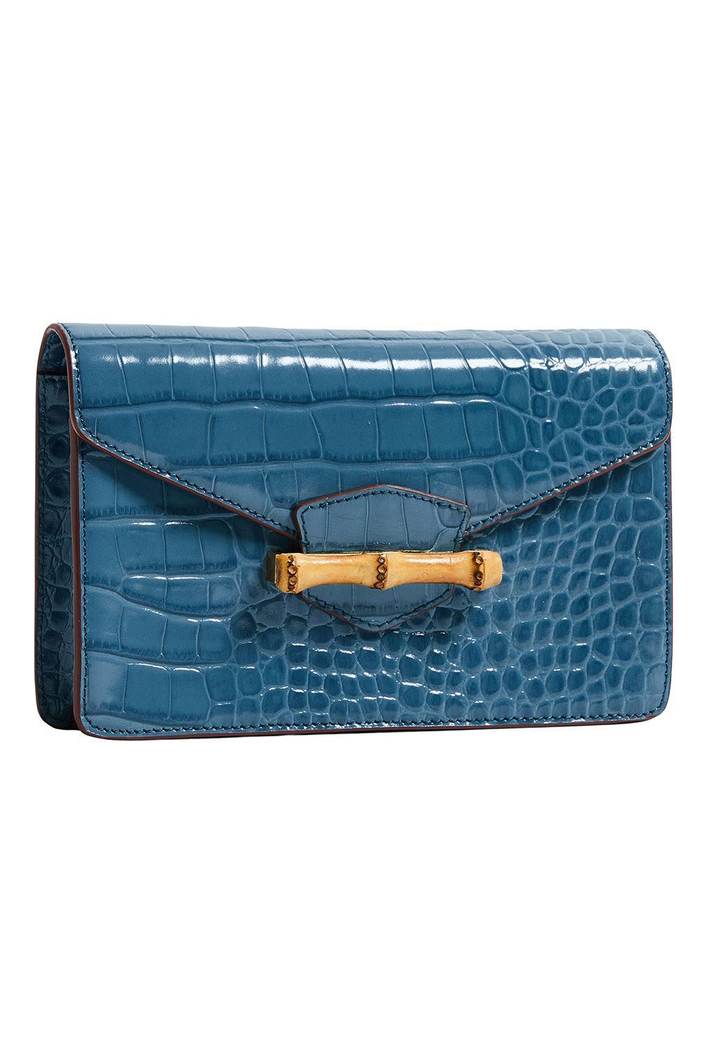 The Jackie Clutch-BLUE-HANDBAGCLUTCHES-PAMELA MUNSON