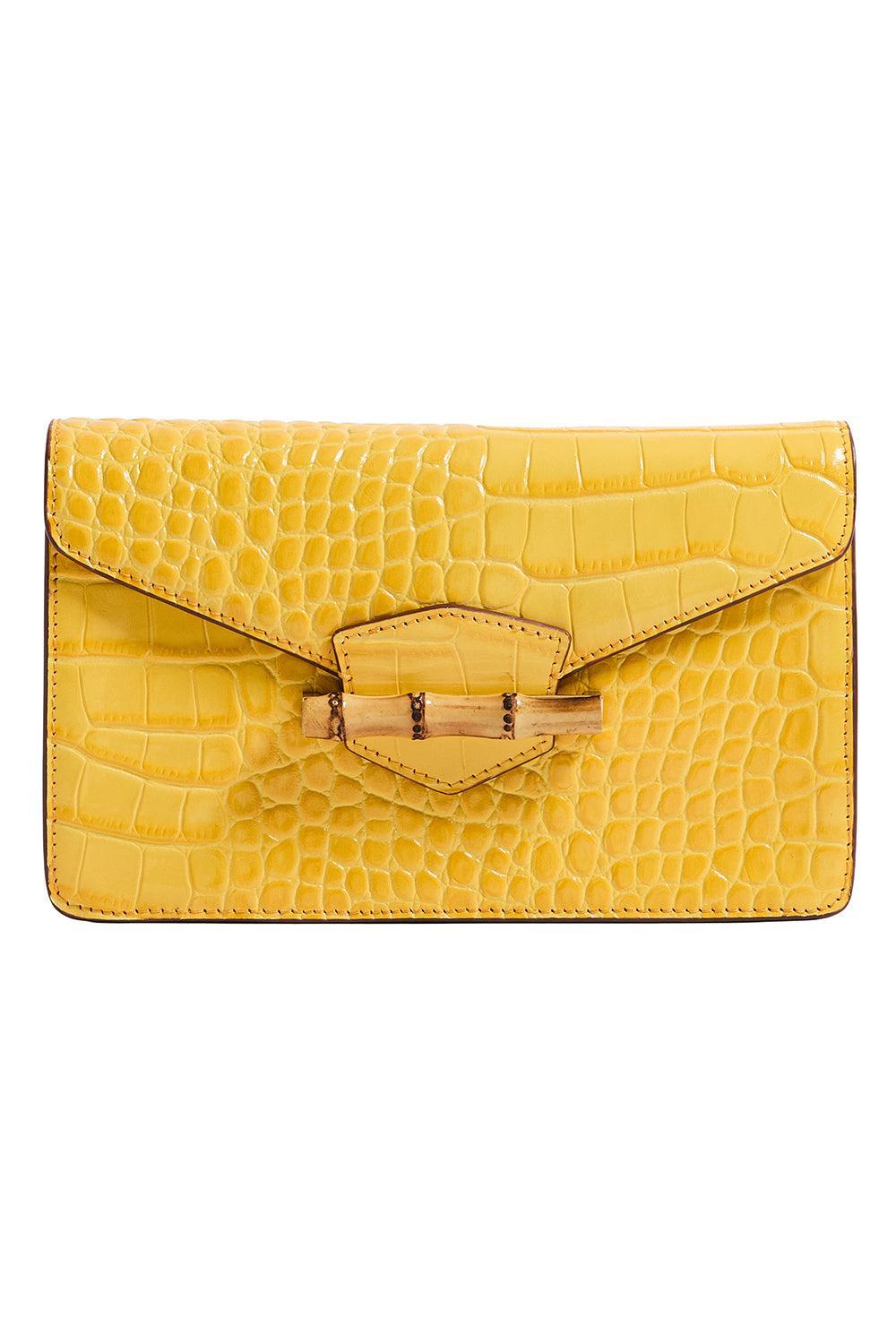 The Jackie Clutch - Citrus-YELLOW-HANDBAGCLUTCHES-PAMELA MUNSON