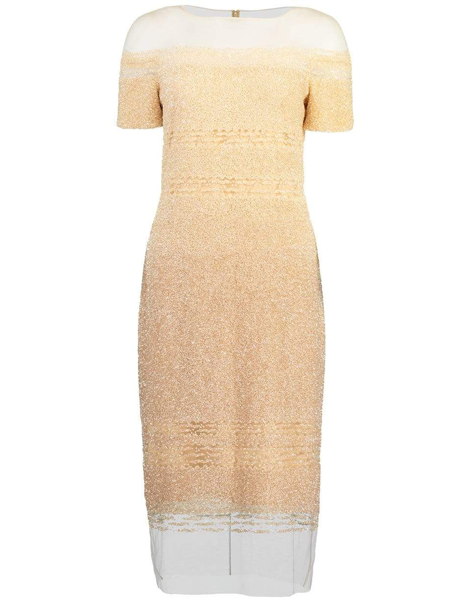 PAMELLA ROLAND-Ombre Sequin Cocktail - Champagne-