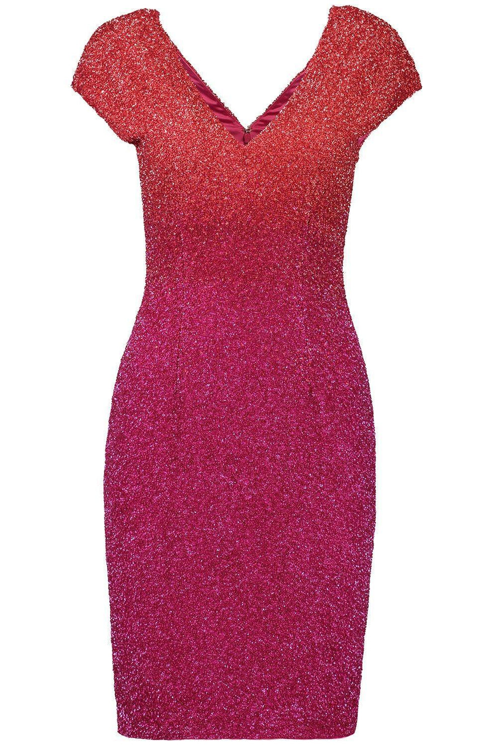 PAMELLA ROLAND: Signature Sequin Cockail Dress