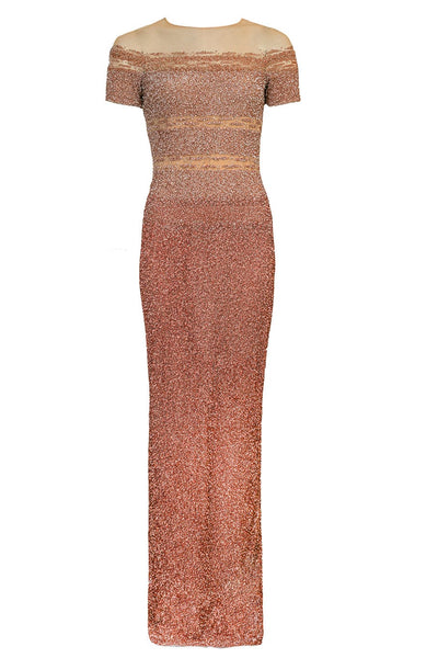 green emerald velvet dress Ombre sequin dress HQ697 – RENZRAGS