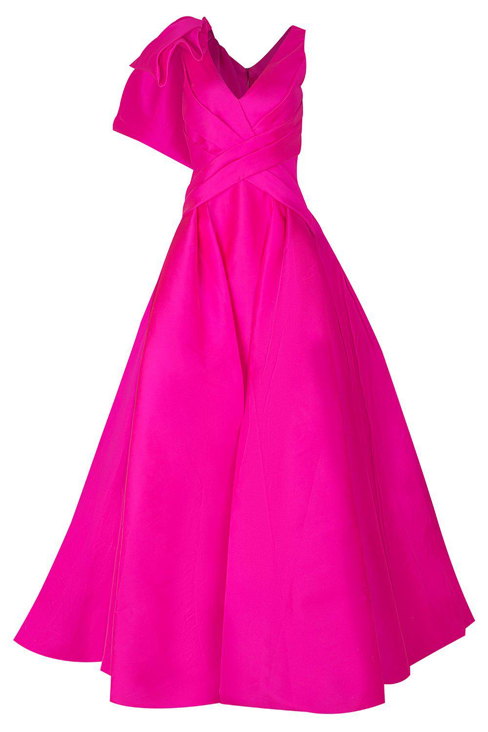 PAMELLA ROLAND-Mikado Gown-