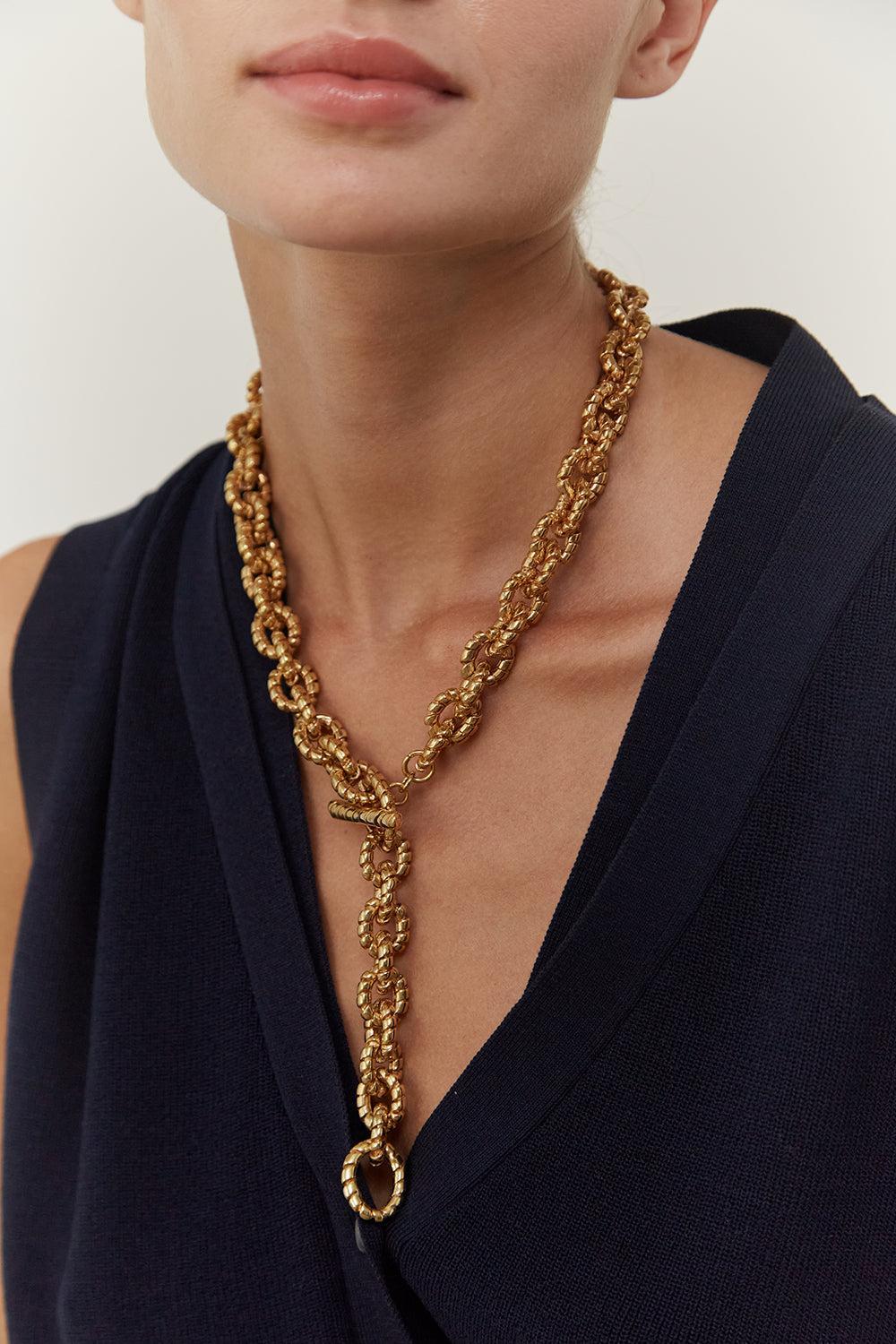 Onora Necklace-YELLOW-JEWELRYBOUTIQUENECKLACE O-PAOLA SIGHINOLFI