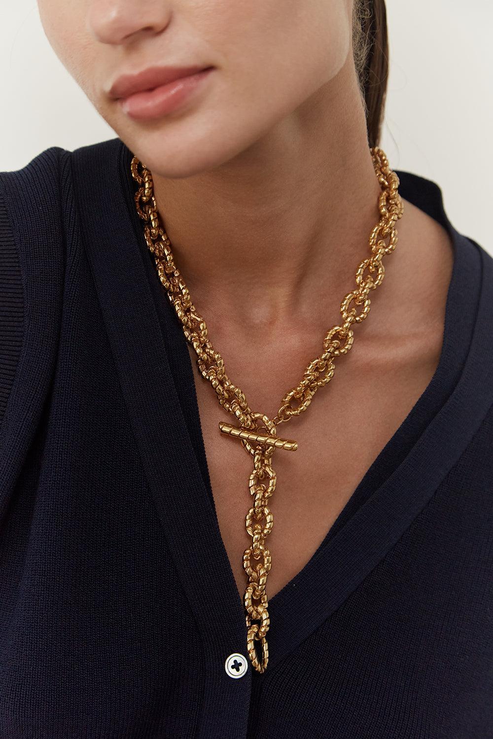 Onora Necklace-YELLOW-JEWELRYBOUTIQUENECKLACE O-PAOLA SIGHINOLFI