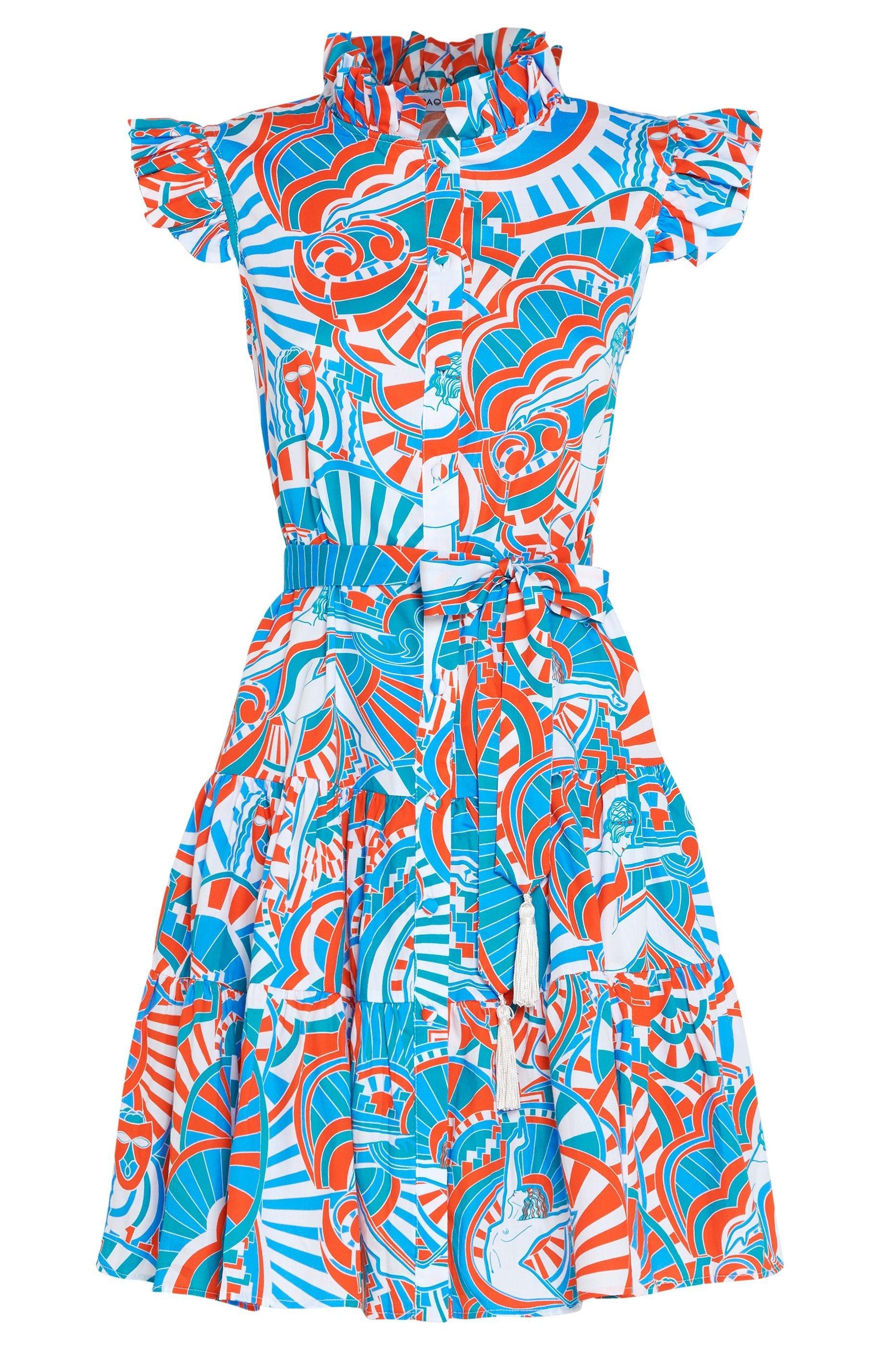 PAOLITA-La Foile Ruffle Dress-