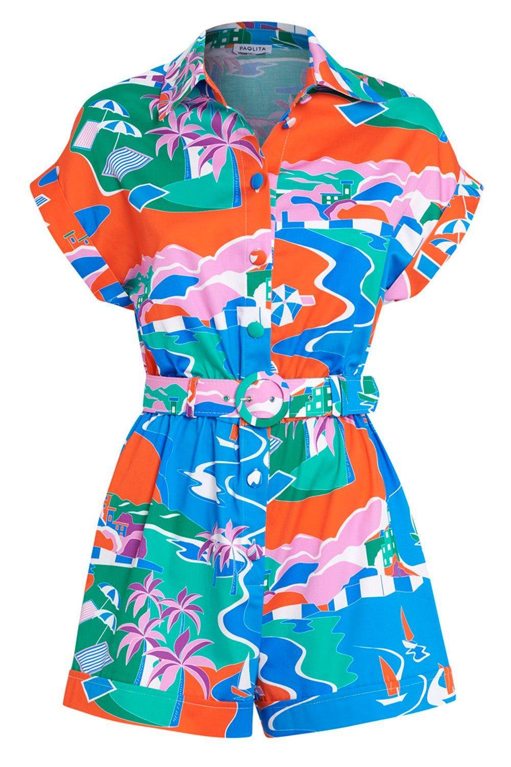 PAOLITA-Isla Bonita Playsuit-