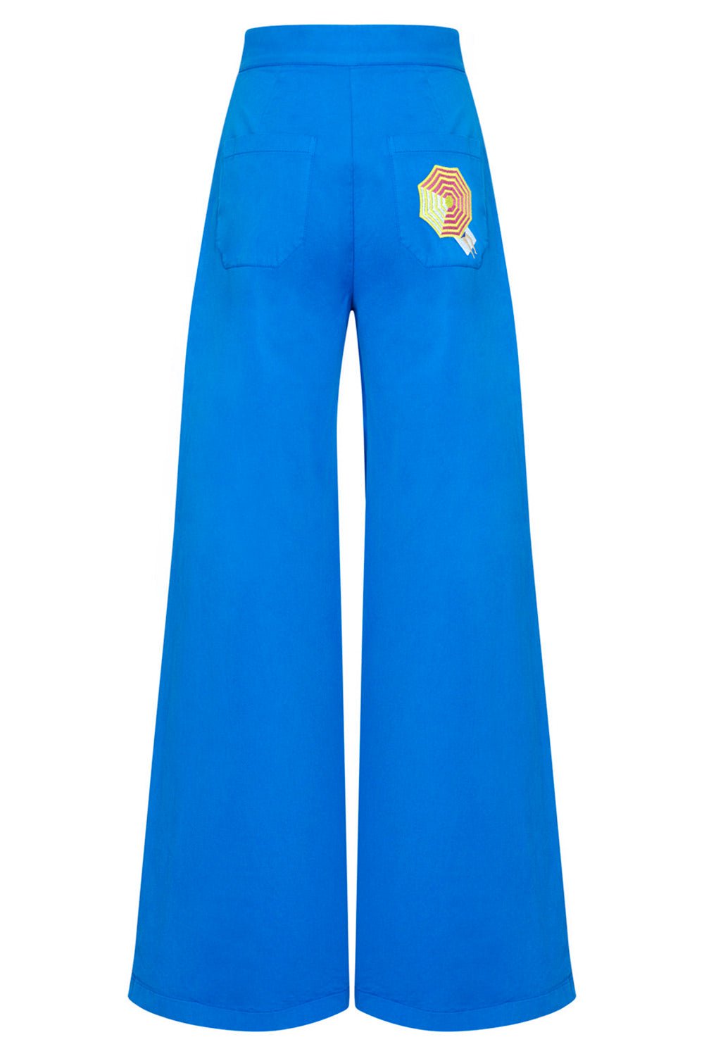 Les signatures - recycled sailor trousers, length 30.5