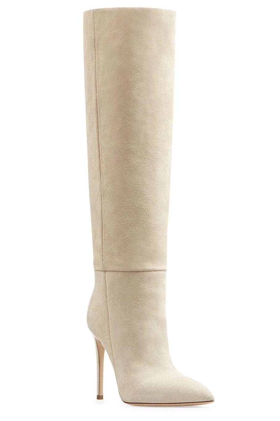 PARIS TEXAS-Stiletto Boot Heel - Angora-
