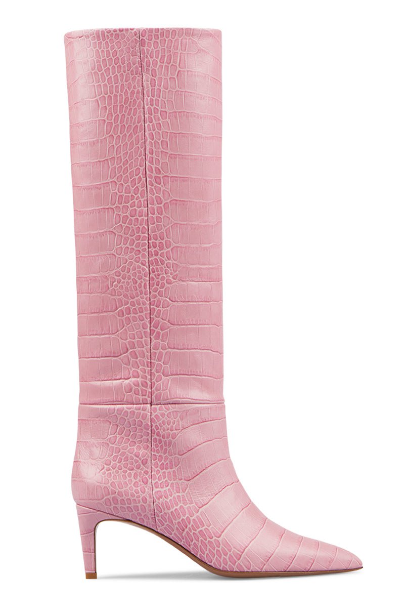 PARIS TEXAS-Stiletto Boot - Baby Pink-