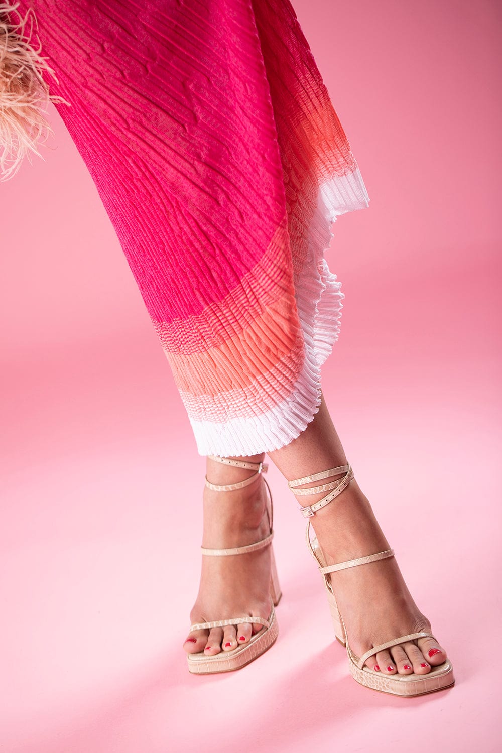 PARIS TEXAS-Bianca Platform Sandal-