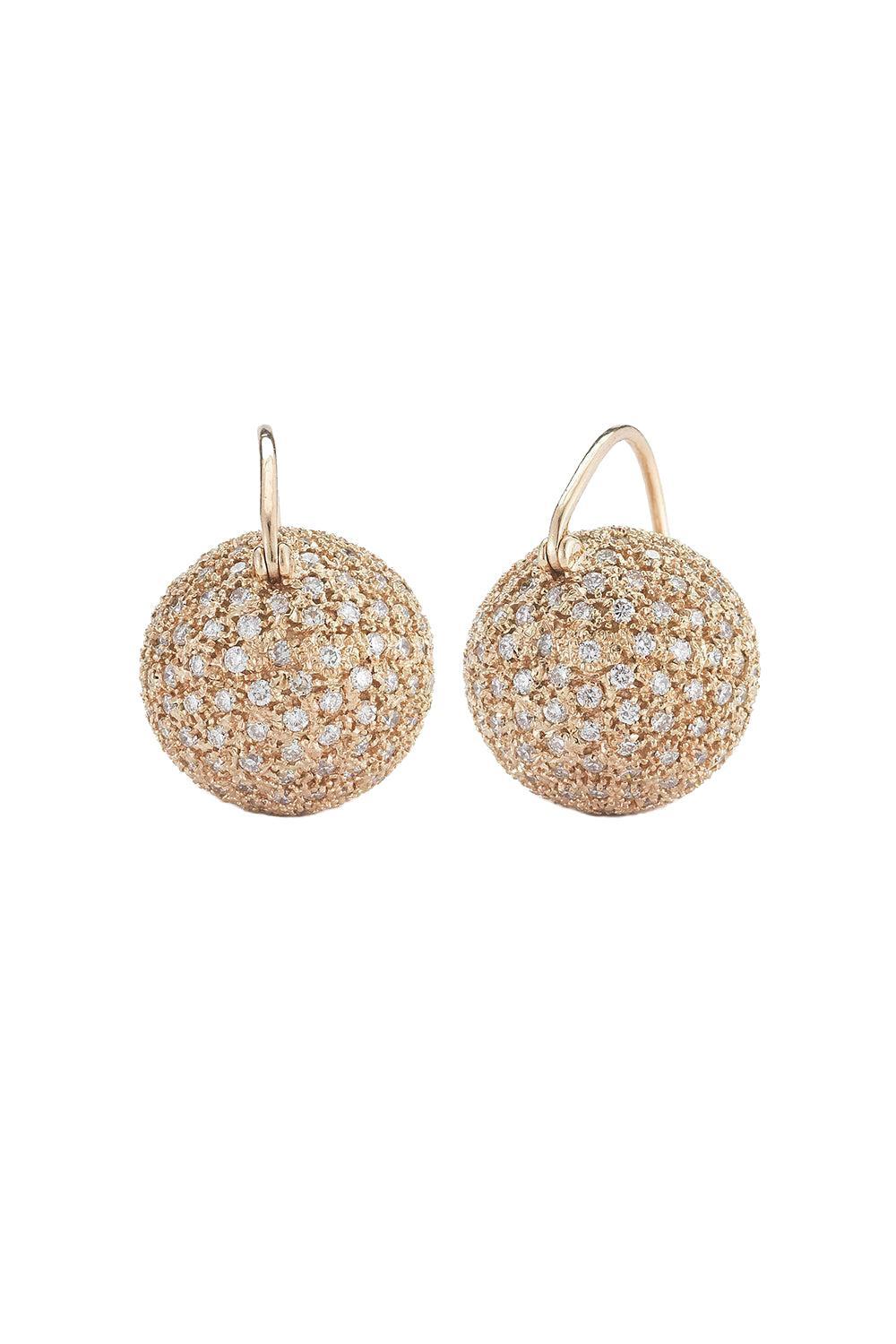 Ecclesia Diamond Ball Earrings