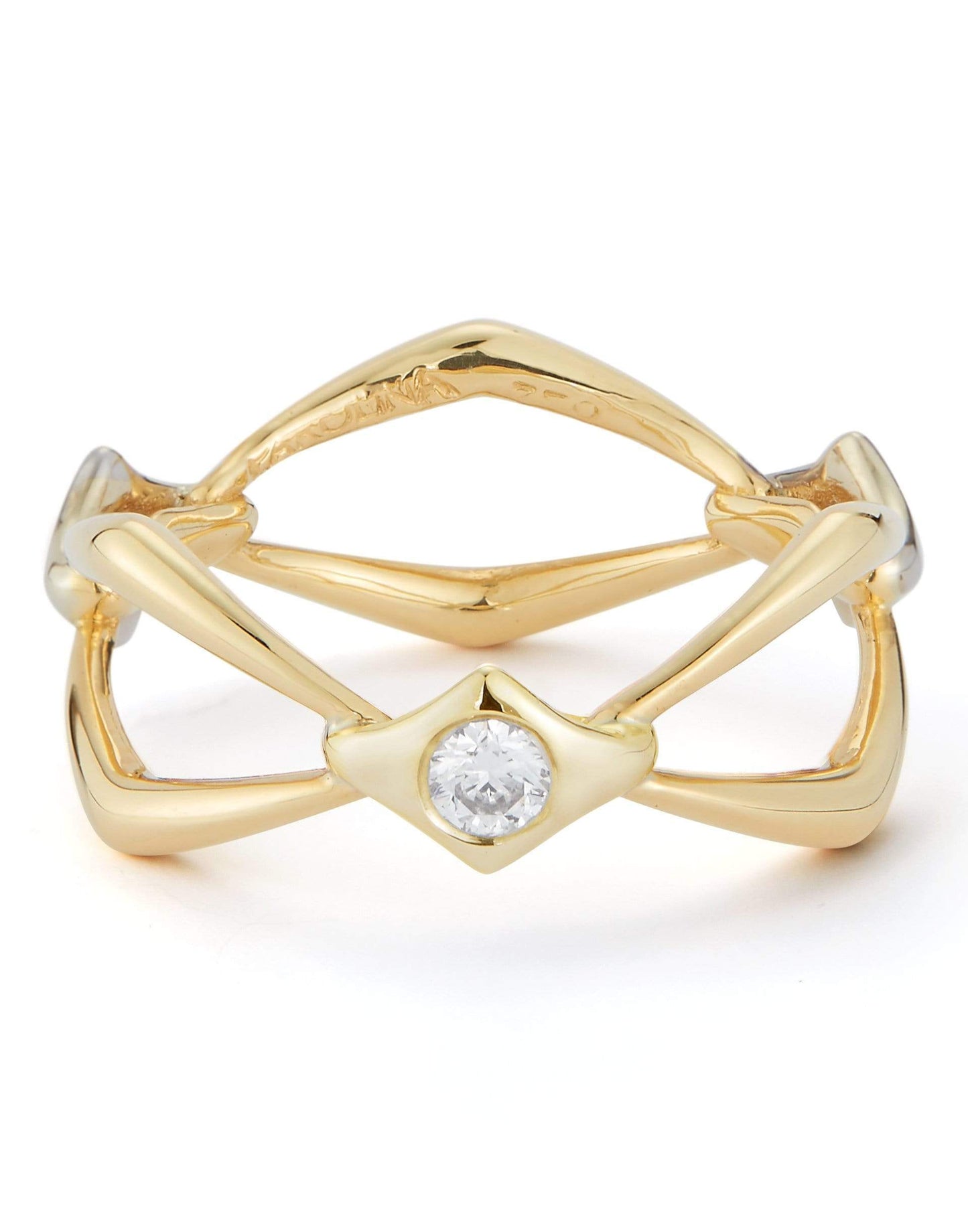 PARULINA-Small Gold Hoops-YELLOW GOLD