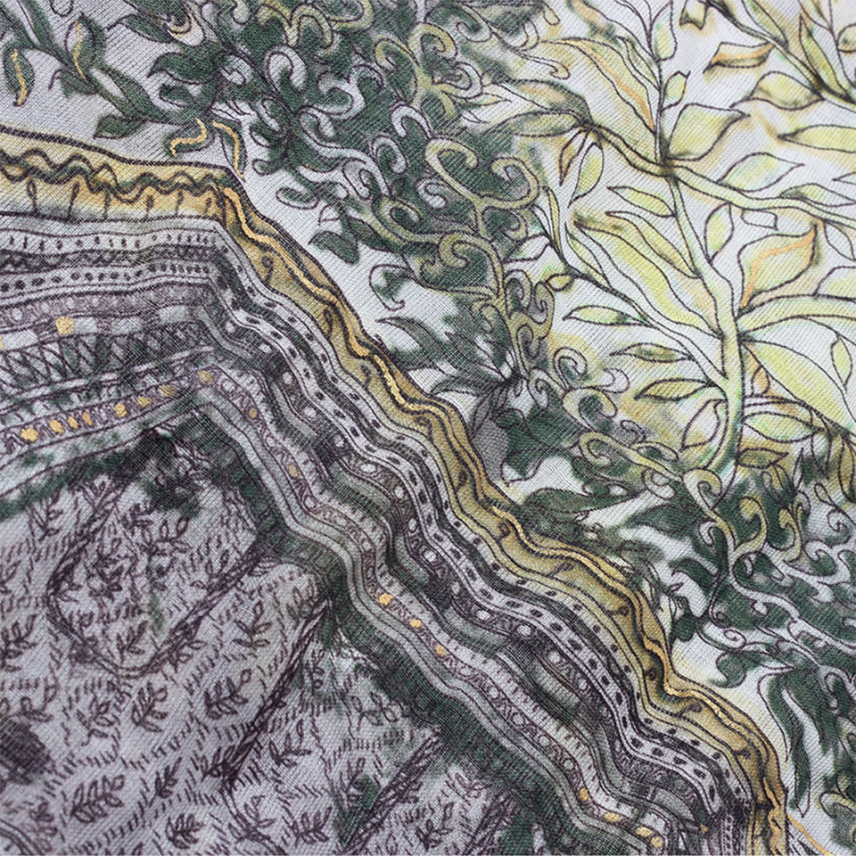 PASHMA-Building Scarf-IVORY