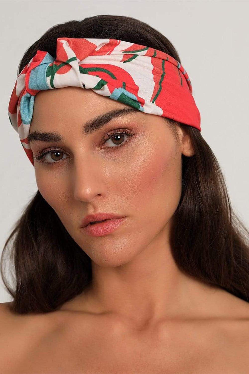 PATBO-Tarsila Print Turban-ORANGE