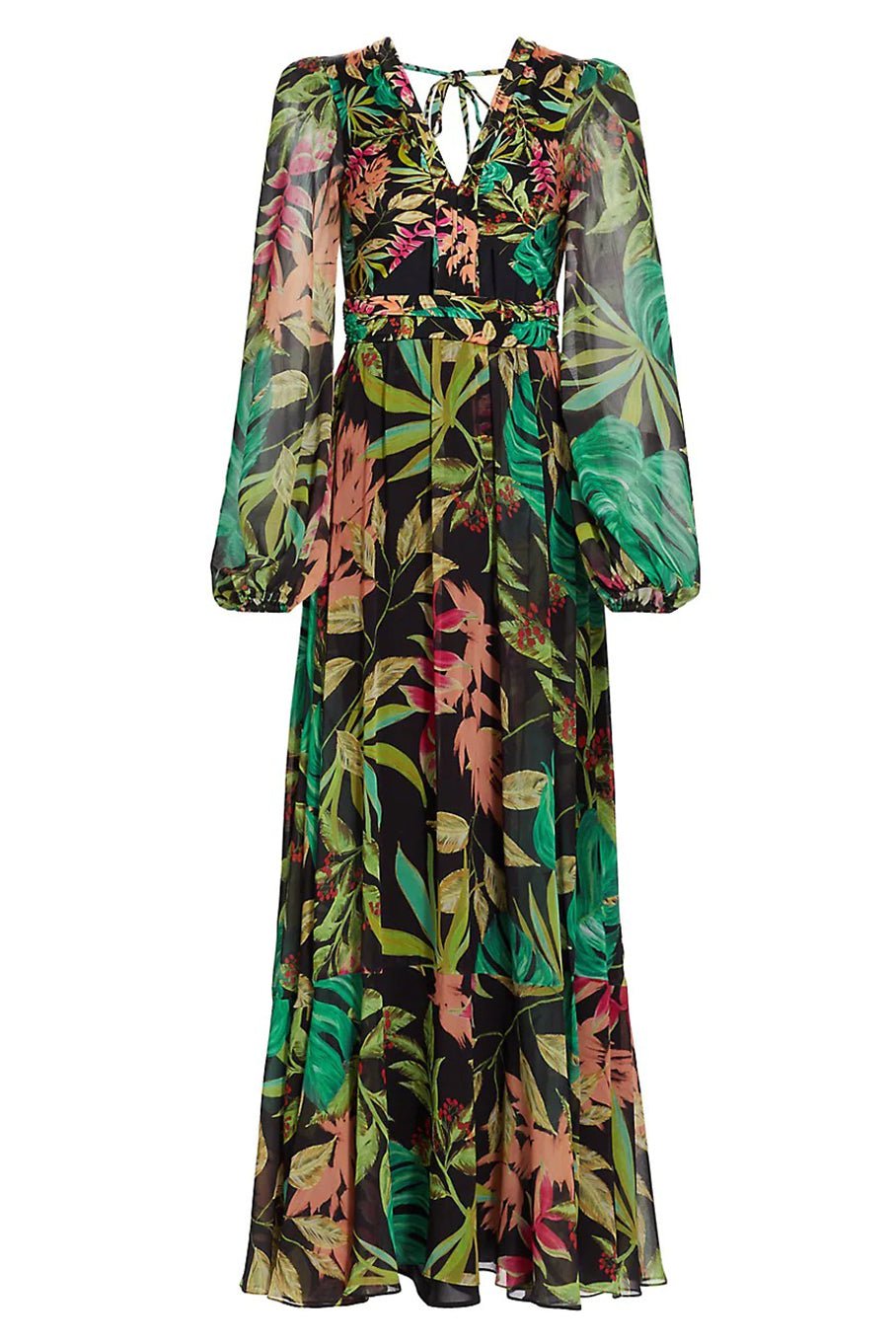 PATBO-Tropicalia Cutout Maxi Dress-
