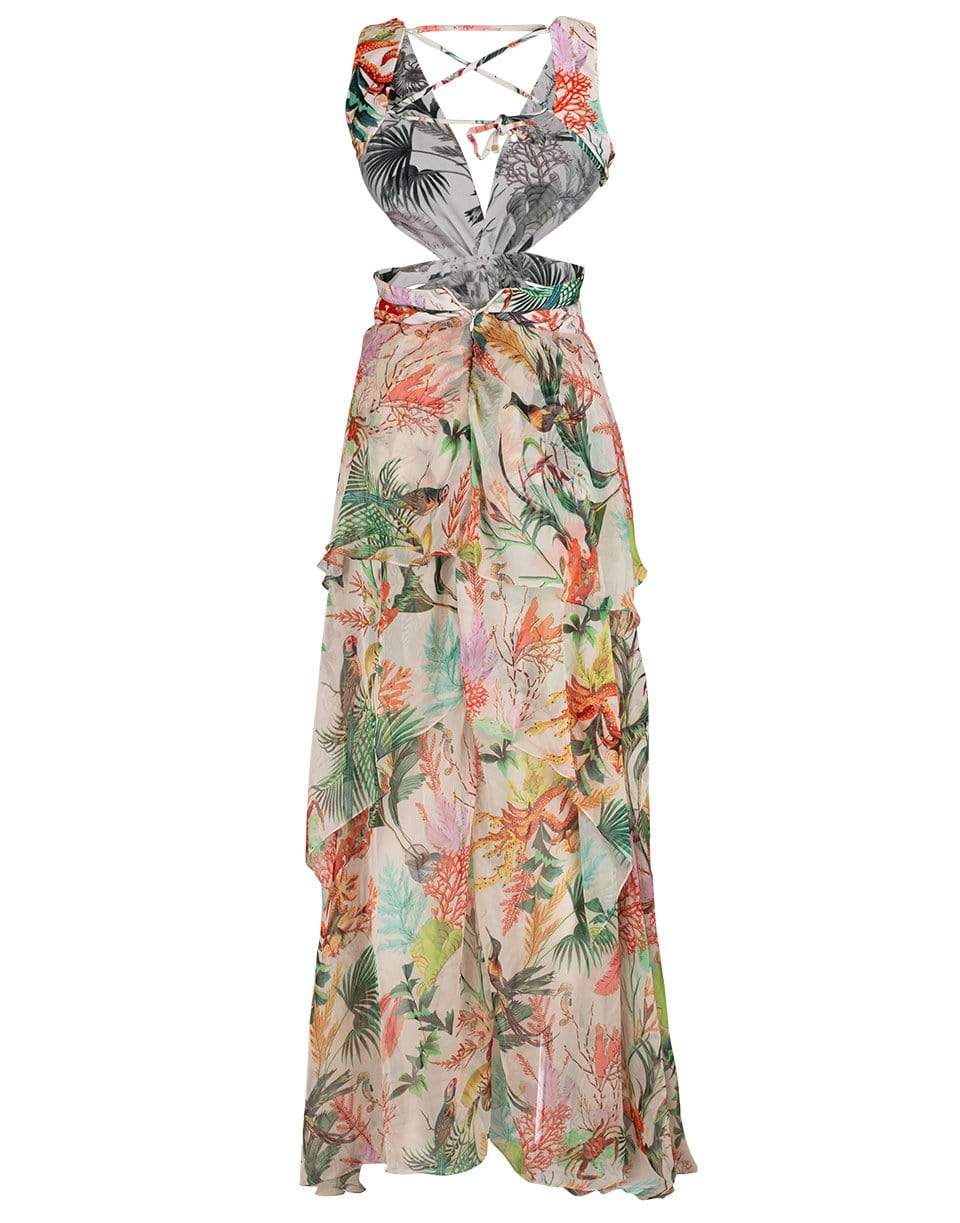 PATBO-Oasis Cutout Dress-OFFWHT