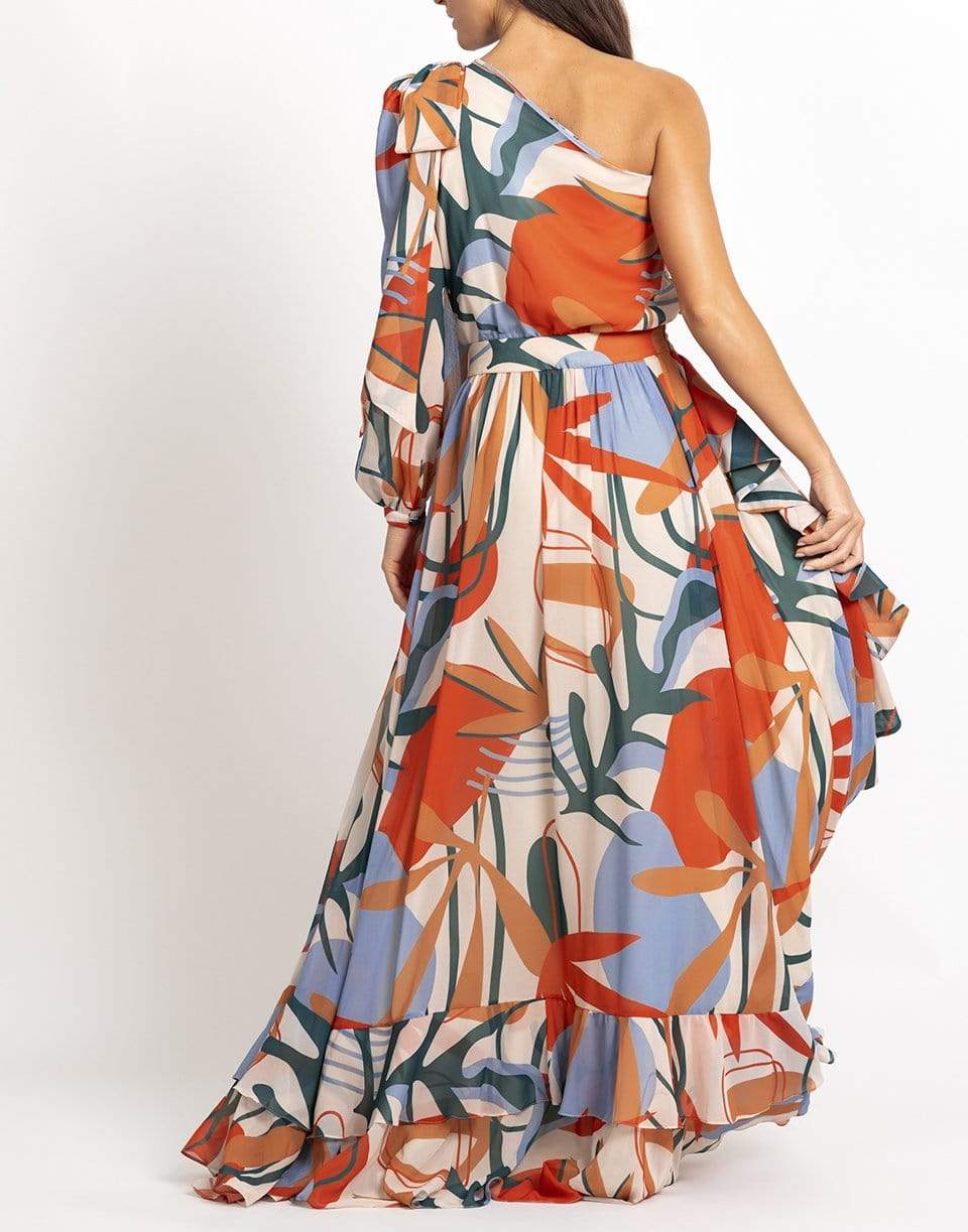 PATBO-Tarsila One Shoulder Maxi Dress-