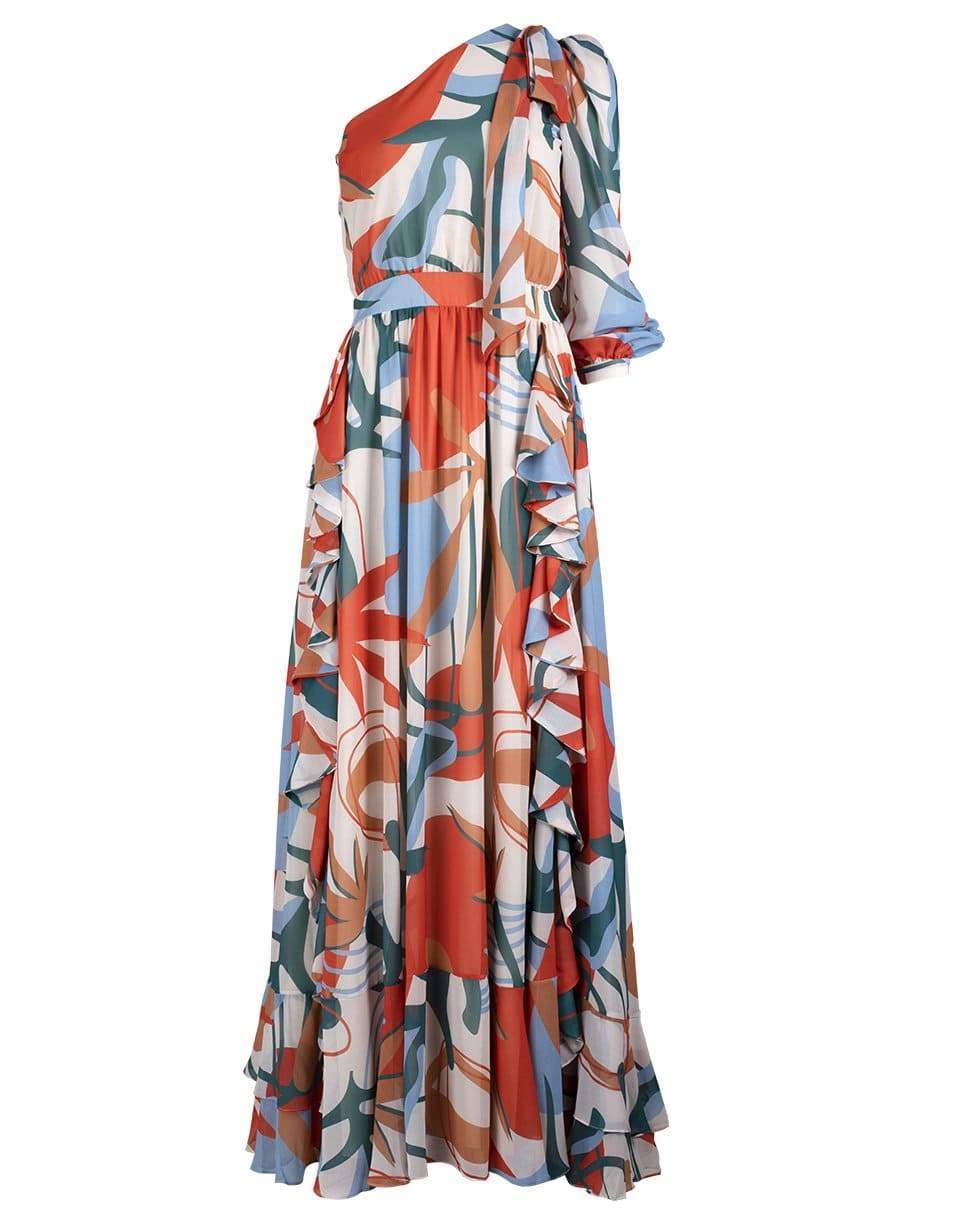 PATBO-Tarsila One Shoulder Maxi Dress-