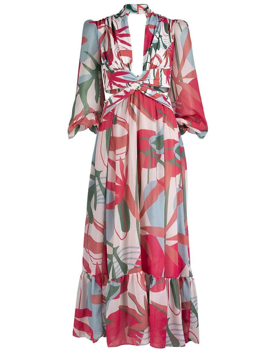 PATBO-Tarsila Plunge Maxi Dress-